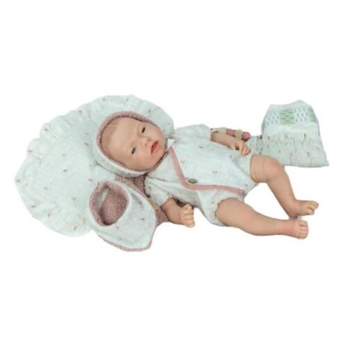 Arias Muñeca Reborn silicona Aitana 40cm sexuado con cambiador 98204