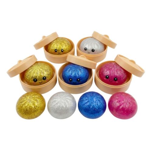 Dumpling 10cm Squishy Glitter 10cm modelos surtidos (1 unidad aleatoria) CR0698