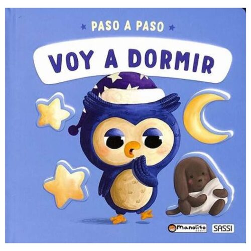 Libro infantil Paso a paso voy a dormir Manolito Books 43082