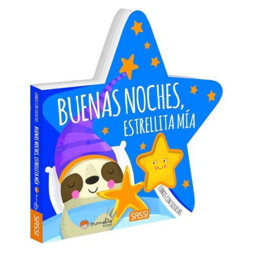 Libro infantil con formas buenas noches, Estrellita mía Manolito Books 14572