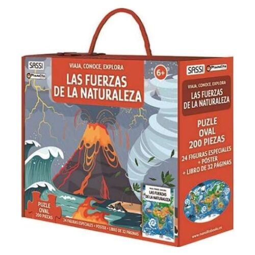 Set Libro + Puzzle viaja, conoce y explora las fuerzas de la Naturaleza 100 35908