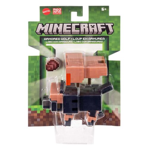 Mattel Figura Minecraft Armored Wolf 8cm JJR99
