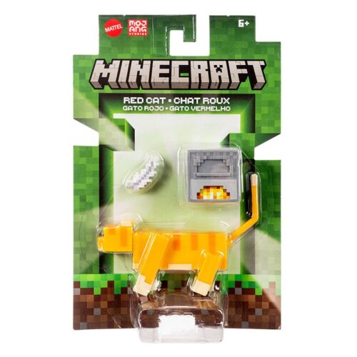 Mattel Figura Minecraft Red Tabby Cat 8cm JJT03