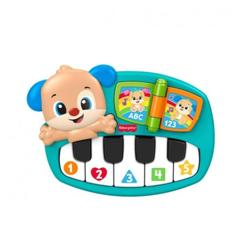 Fisher-Price Piano perrito ríe y aprende JMM47