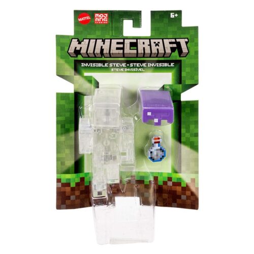 Mattel Figura Minecraft Invisible Steve 8cm JND86