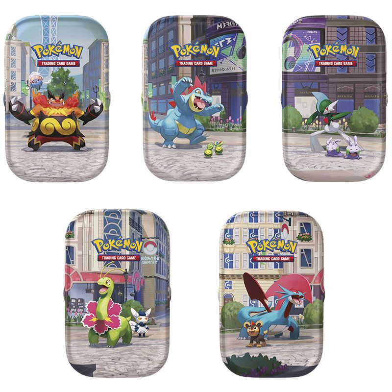 Juego de cartas coleccionables Pokémon Mini latas con sobres modelos surtidos PC10392