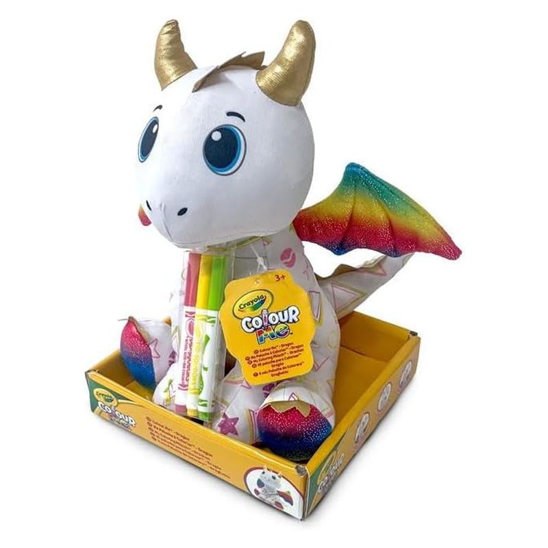 Peluche para colorear Colour Me Plush Dragón Crayola 213213 - Imagen 2
