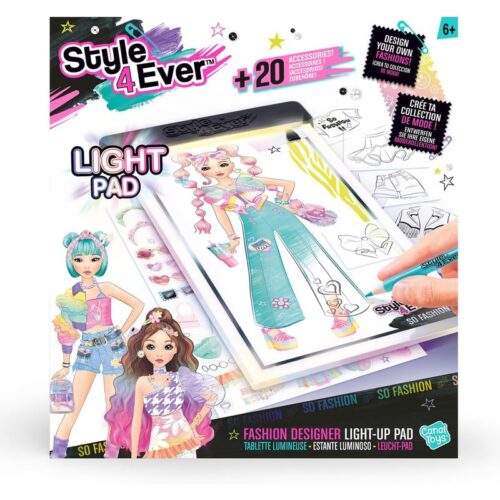Kit de diseño de moda con tableta luminosa Style 4Ever Canal Toys OFG320