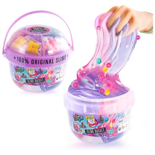 So Slime Slime super bucket con seis decoraciones Canal Toys SSC394