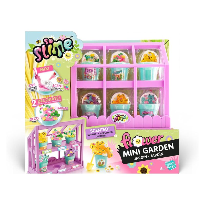 So Slime Slime Flower Mini Jardín crea tu universo floral Canal Toys SSC419 - Imagen 2