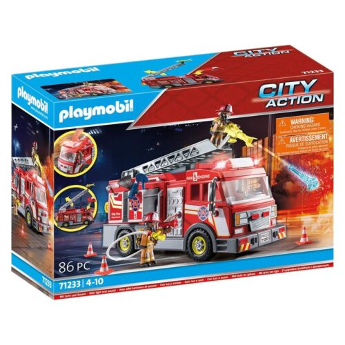 Playmobil 71233 City Action camión de bomberos 86 piezas
