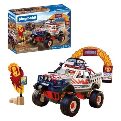 Playmobil 72061 Cars Offroad Truck camión todoterreno con cabrestante y placas puente