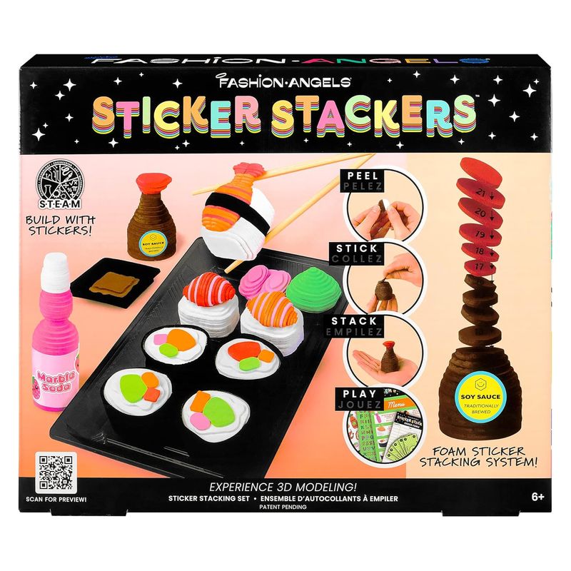 Set de pegatinas Fashion Angels Sticker Sushi Crayola F13194 - Imagen 2