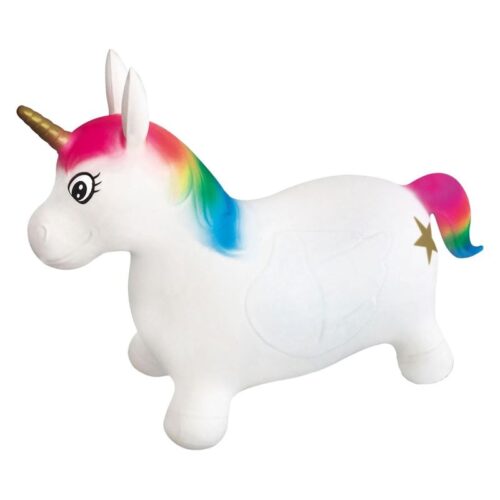 Unicornio inflable saltador ride on 09132