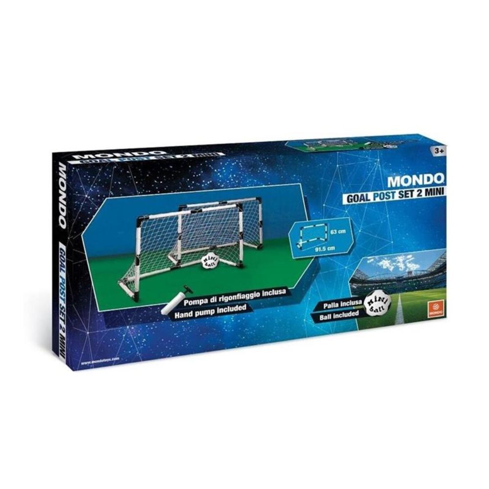 Juego de 2 Mini Porterías de Fútbol Mondo 18014-00C006 - Imagen 2