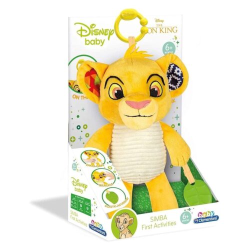 Clementoni Peluche de texturas Disney Simba El Rey León 17296