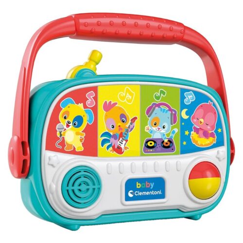 Clementoni Baby Radio con sonido y movimiento para bebés 17459