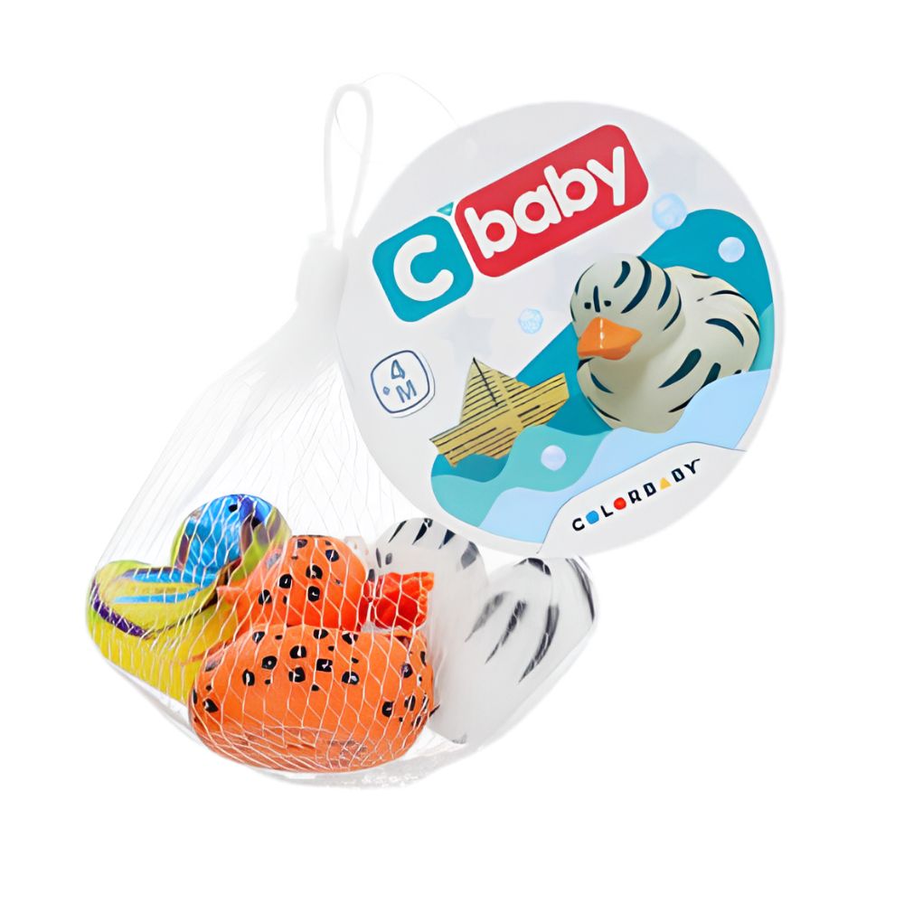 Set de cuatro patos de colores Colorbaby 34006 - Imagen 2