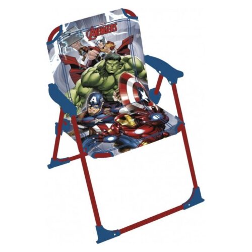 Silla infantil Marvel Avengers azul y roja Arditex AV11919