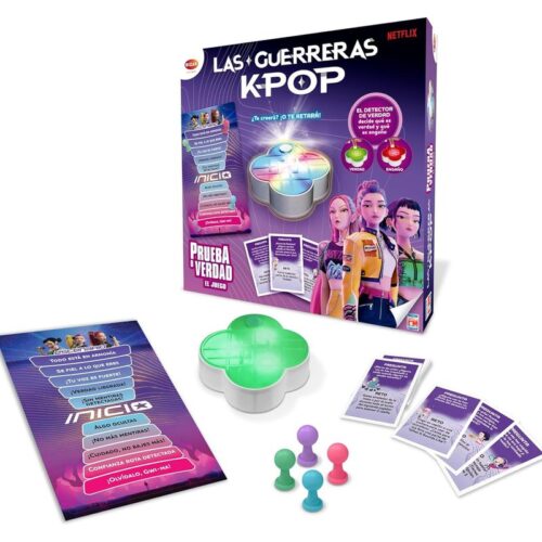 Juego de mesa Las Guerreras K-Pop prueba o verdad Bizak 64013153