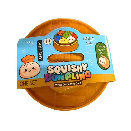 Dumpling grande Squishy ¿Qué color coseguirás? Modelos arcoirís (1 unidad aleatoria) 64511