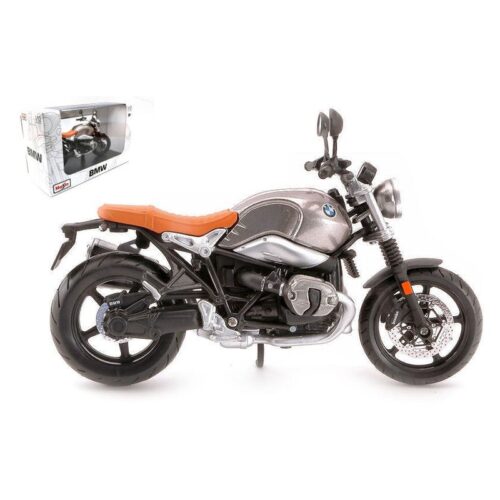 Moto coleccinable de juguete BMW R Nine T Scrambler escala 1:12 Maisto 78006-BMWRNINET
