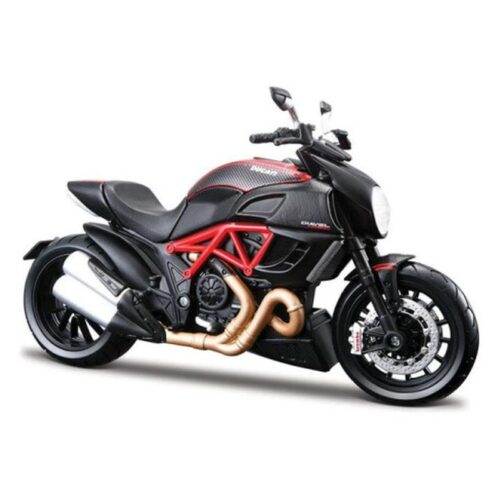 Moto coleccinable de juguete Ducati Diavel Carbon escala 1:12 Maisto 78006-DUCATIDIA
