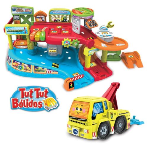 Garaje multitaller VTech Tut Tut Bólidos + Joseph Grúa 80-512767