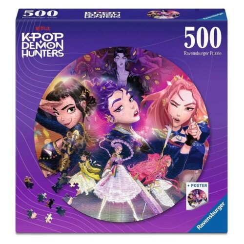 Ravensburger Puzzle 500 piezas K-Pop Demon Hunters más póster 12002052