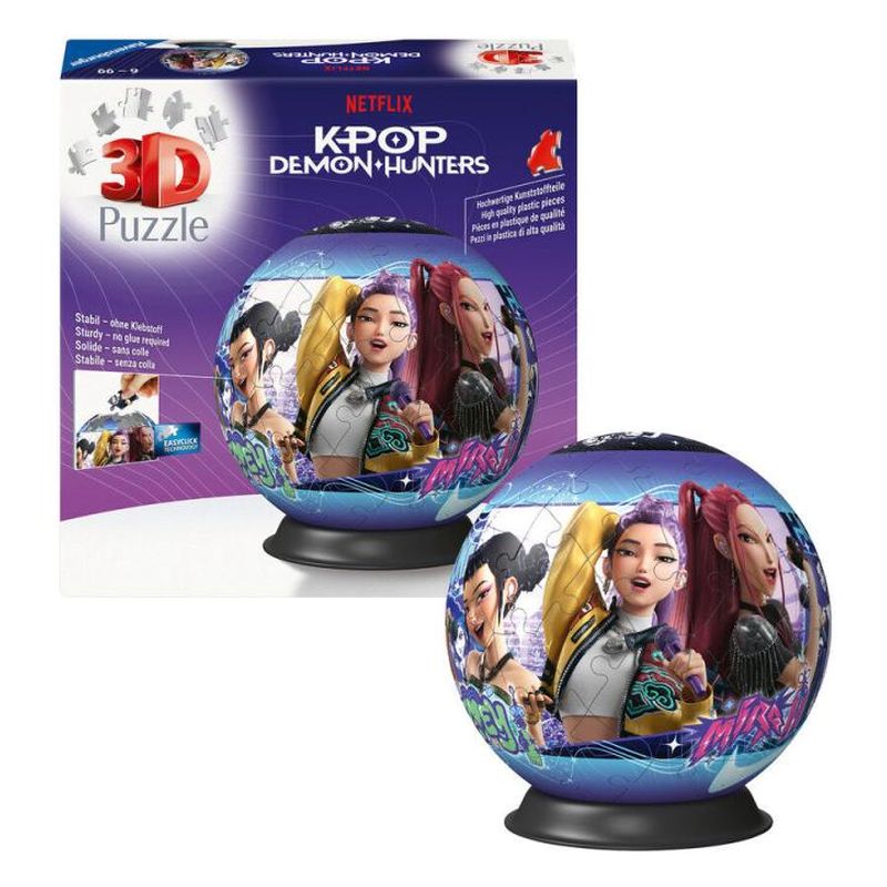 Puzzle 3D K-Pop Demon Hunters 72 piezas bola 3D K-Pop 12002885 - Imagen 2