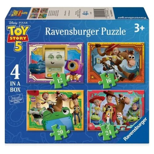 Ravensburger Puzzle Progresivo Toy Story 5 4 in a box 12-16-20-24 piezas 12004281
