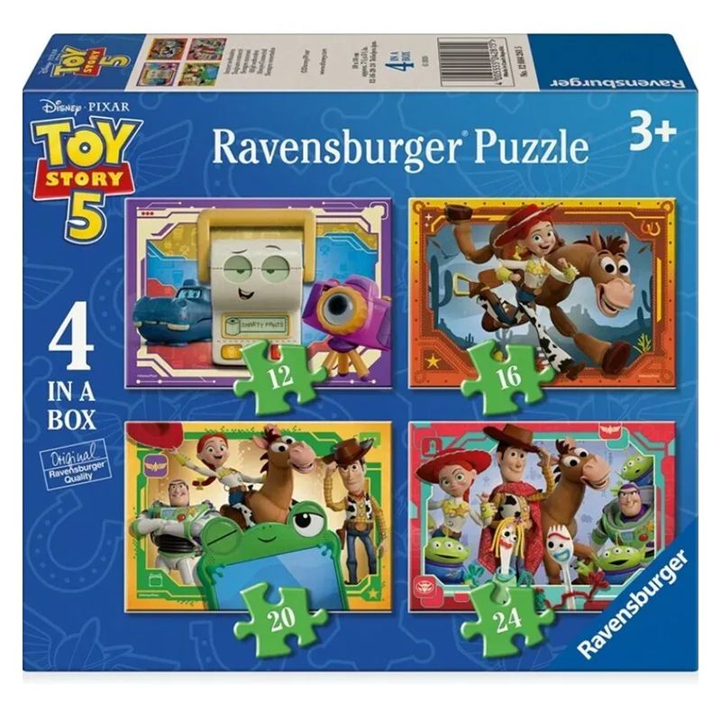 Ravensburger Puzzle Progresivo Toy Story 5 4 in a box 12-16-20-24 piezas 12004281