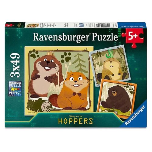 Ravensburger Disney Hoppers Puzzle 3×49 piezas 12004362