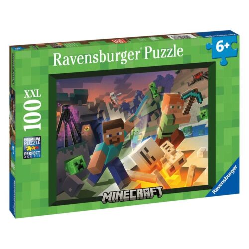 Ravensburger Puzzle Infantil 100 XL Minecraft 13333