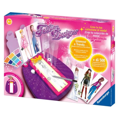 Ravensburger Juego de diseño Fashion Designer ¡Diseña tu colección de moda! 18057
