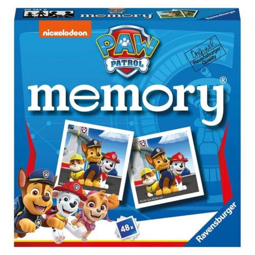Ravensburger juego de cartas mini memory La Patrulla Canina 48 cartas 20742
