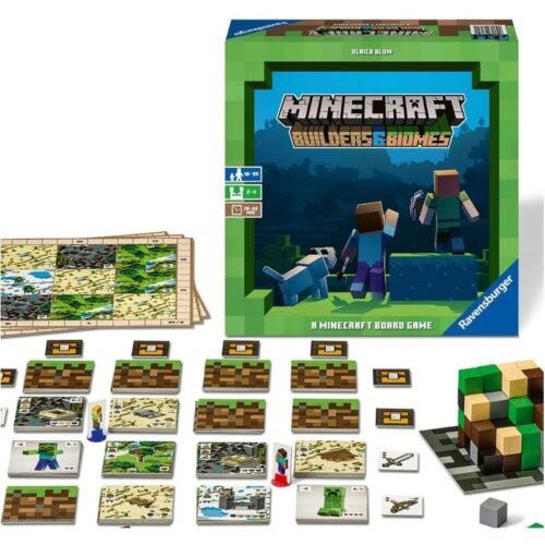 Ravensburger juego de mesa Minecraft Builders & Biomes 26132