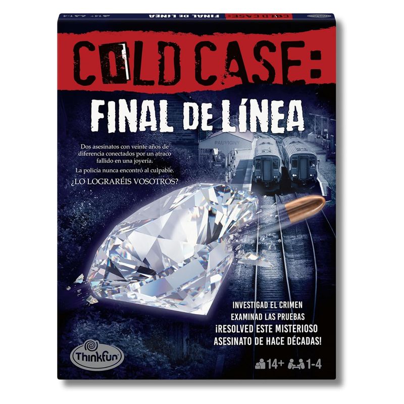 Juego de mesa ThinkFun Cold Case 4: final de la línea 76670