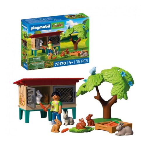 Playmobil 72170 Country conejera con 35 piezas