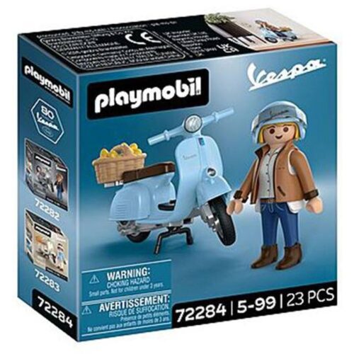 Playmobil 72284 Vespa 80 aniversario: estila icónico celeste