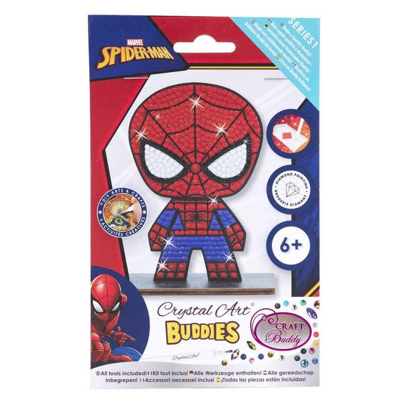 Marvel Crystal Art Buddy figura de Spiderman Crayola MCU001sDV4 - Imagen 2