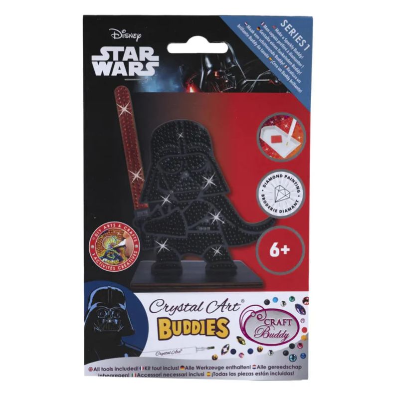 Star Wars Crystal Art Buddy figura de Darth Vader Crayola SW5001sDB4 - Imagen 2