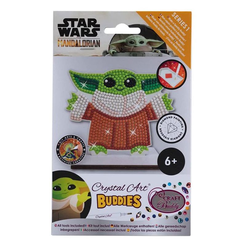 Star Wars Crystal Art Buddy figura de Grogu Crayola SW5009sDV4 - Imagen 2