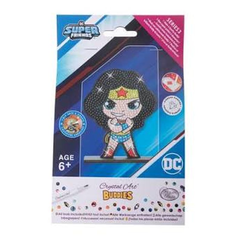 DC Comics Crystal Art Buddy figura de Wonder Woman Crayola DCU001sDV4 - Imagen 2
