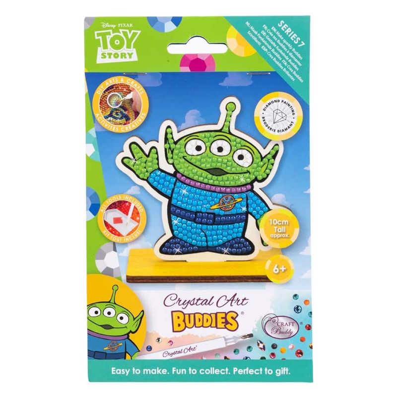 Toy Story Crystal Art Buddy figura de Marcianos Crayola 33DNY093sDB1 - Imagen 2