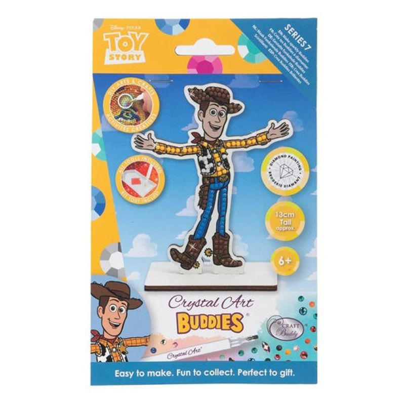Toy Story Crystal Art Buddy figura de Woody Crayola 33DNY096sDB1 - Imagen 2