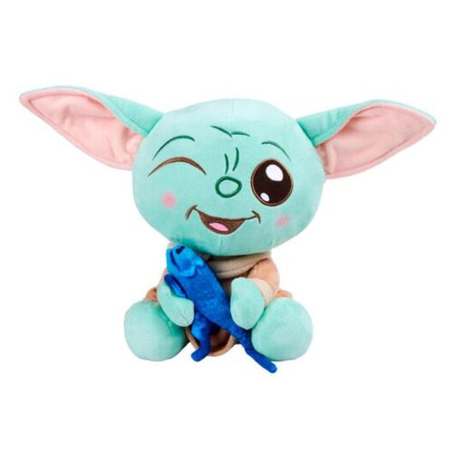Peluche Star Wars Grogu con lagartija 25cm The Mandalorian 6315870756