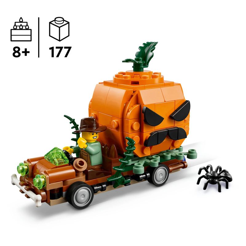 LEGO 40822 Pickup con calabaza de Halloween 177 piezas - Imagen 2