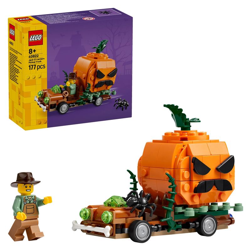 LEGO 40822 Pickup con calabaza de Halloween 177 piezas