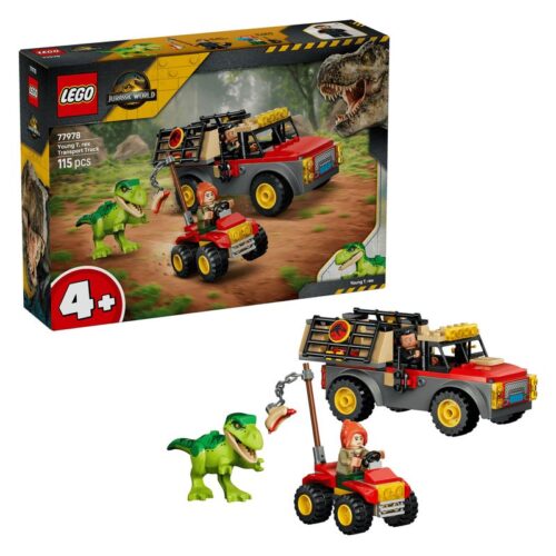 LEGO 77978 Jurassic World Camión de transporte del T-Rex